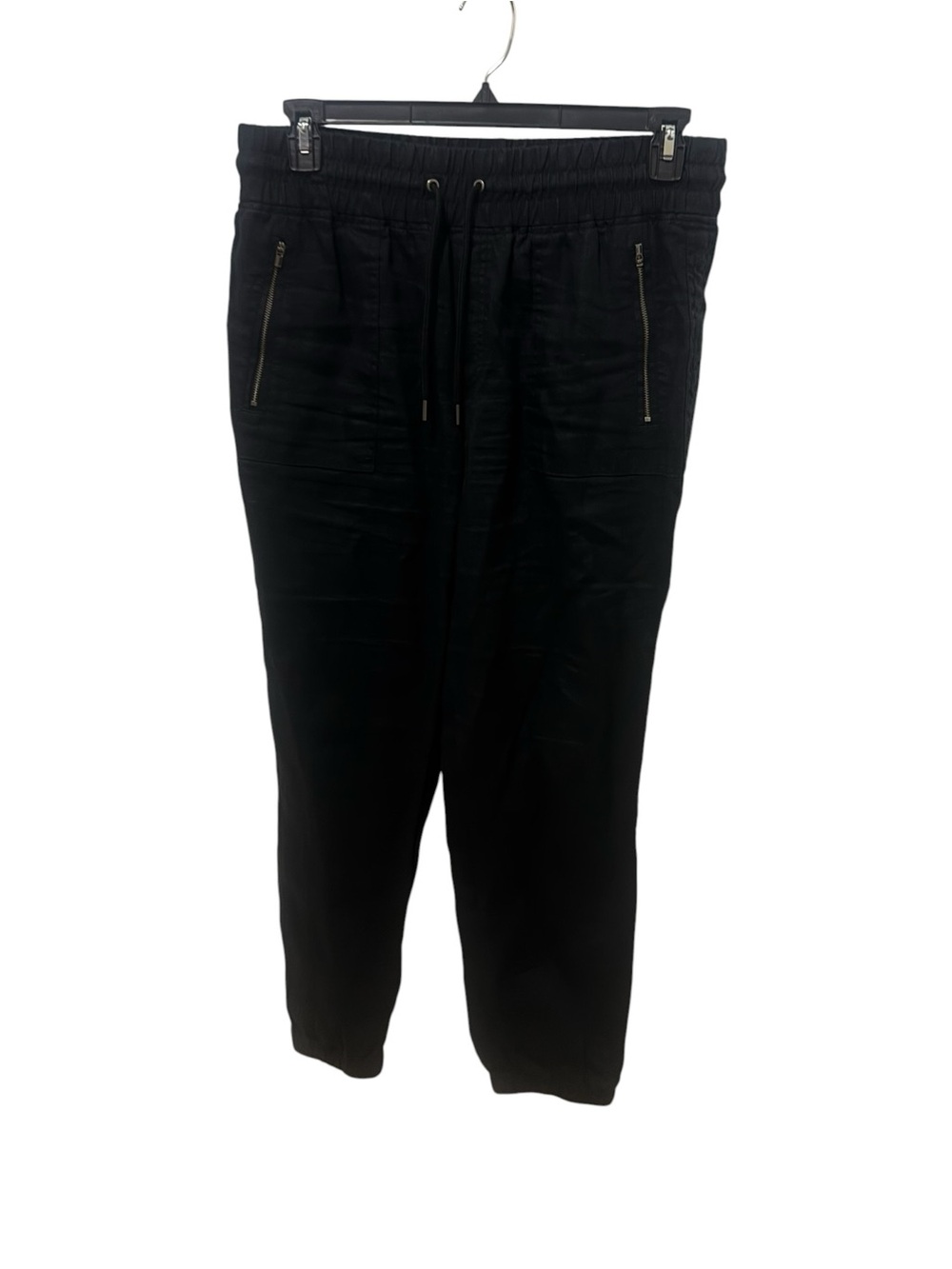 Athleta Cabo Linen Jogger Black Size 12 - Picture 2 of 5